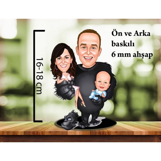 Aile karikatür biblo ATS_02